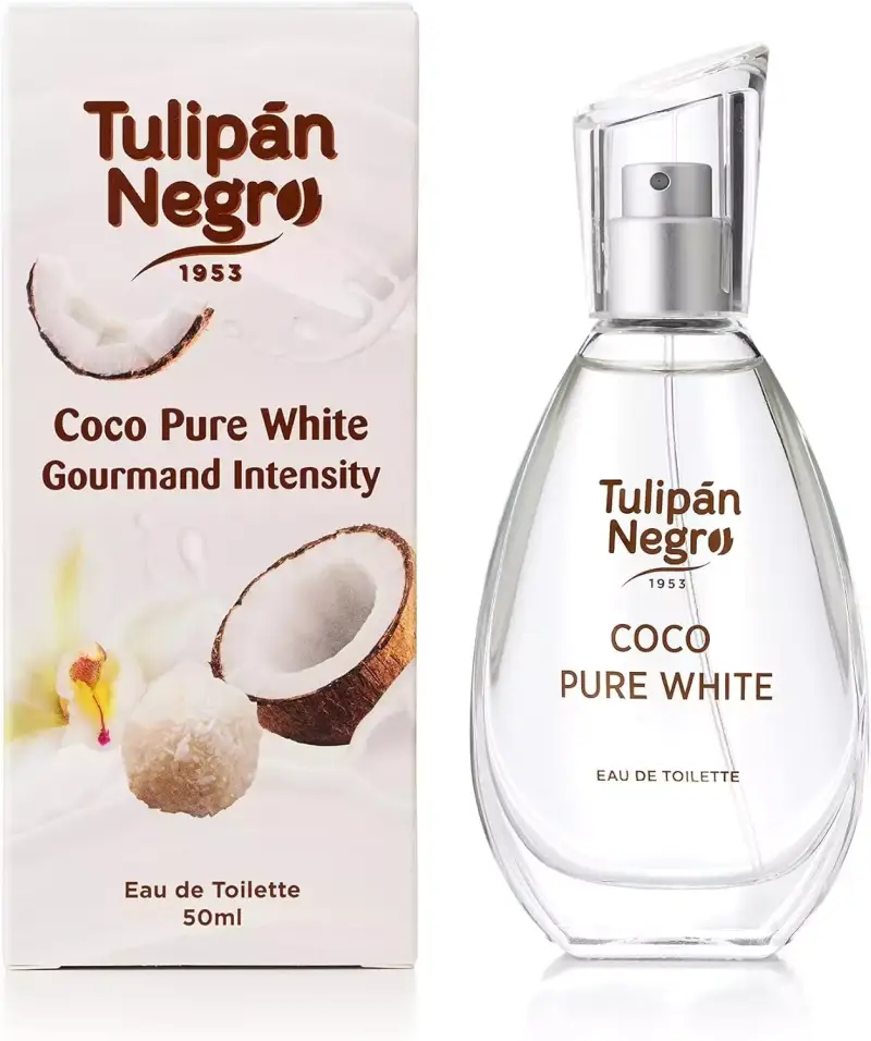 50Ml Agua de Colonia Tulipán Negro Coco Pure White 50Ml Agua de Colonia Tulipán Negro Coco Pure White
