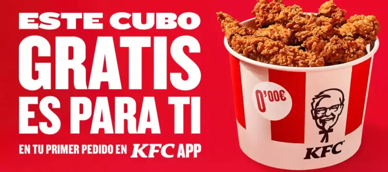 Cubo de 8 Tiras (KFC, Primer Pedido kfc.es y kfc app superiores a 10€) Cubo de 8 Tiras (KFC, Primer Pedido kfc.es y kfc app superiores a 10€)