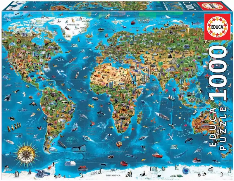 Puzzle 1000 Piezas Maravillas del Mundo Educa Puzzle 1000 Piezas Maravillas del Mundo Educa