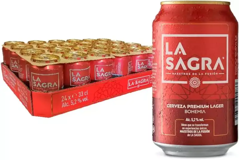 24x 33Cl Lata Cerveza La Sagra Bohemia 24x 33Cl Lata Cerveza La Sagra Bohemia