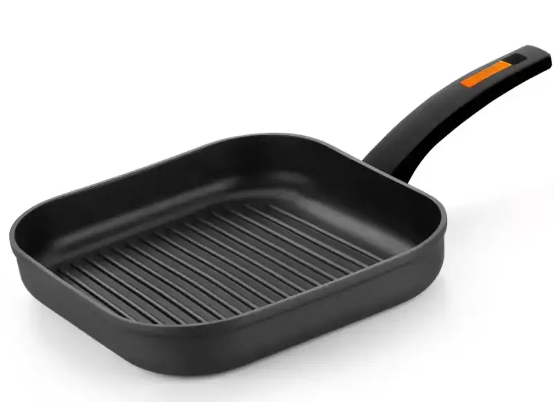 Parrilla de aluminio forjado de 28cm Monix Parrilla de aluminio forjado de 28cm Monix