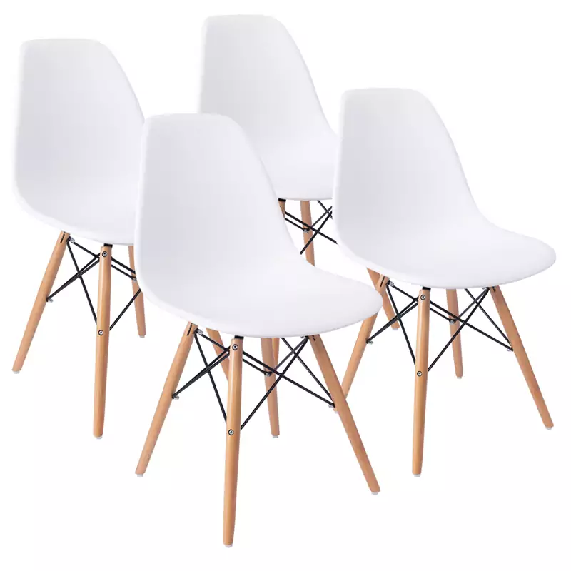 Pack de 4 sillas estilo nórdico Pack de 4 sillas estilo nórdico