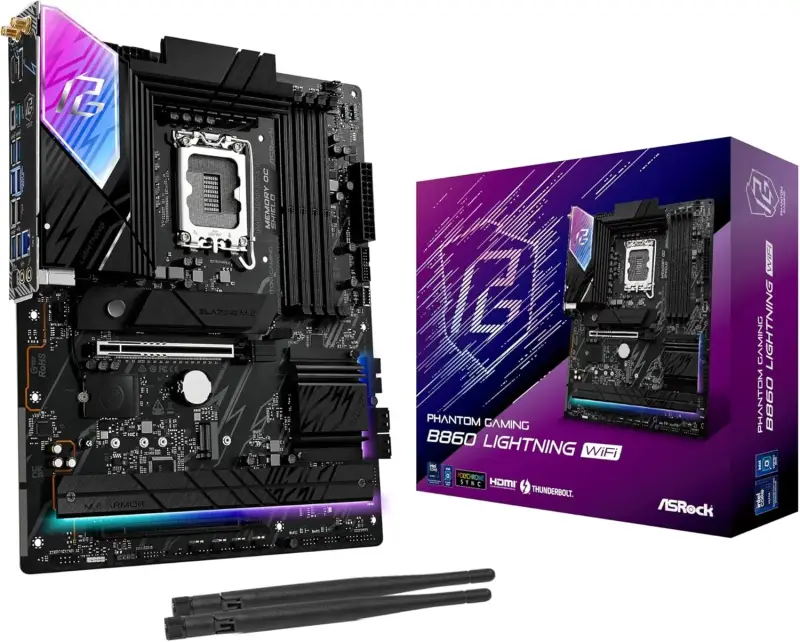 Placa base ASRock B860 Lightning WiFi 1851 A Placa base ASRock B860 Lightning WiFi 1851 A