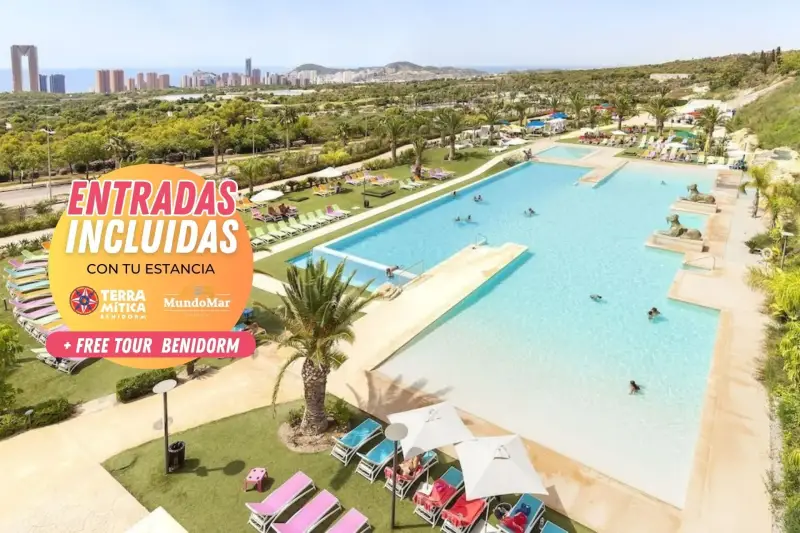 Hotel 4 ⭐️ con acceso ilimitado a Terra Mítica y Mundomar en Benidorm Hotel 4 ⭐️ con acceso ilimitado a Terra Mítica y Mundomar en Benidorm