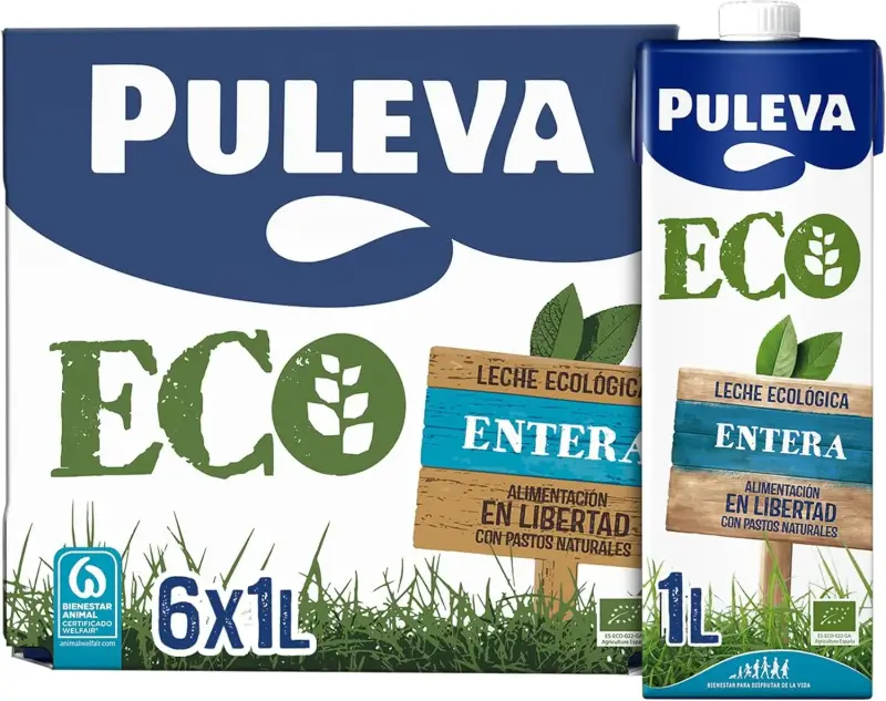 6x 1L Leche Ecológica Entera BIO Puleva ECO 6x 1L Leche Ecológica Entera BIO Puleva ECO