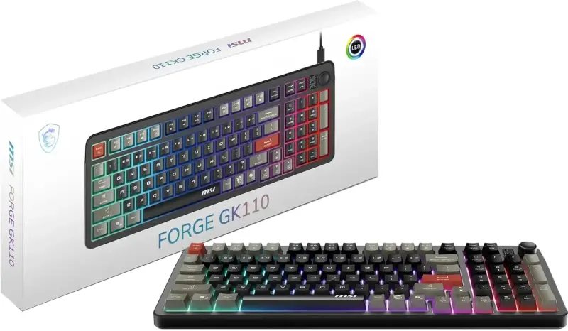 Teclado Gaming MSI Forge GK110 Teclado Gaming MSI Forge GK110