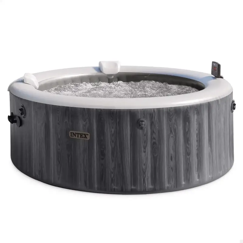 SPA Hinchable Intex Circular Greywood Deluxe 6 Personas SPA Hinchable Intex Circular Greywood Deluxe 6 Personas