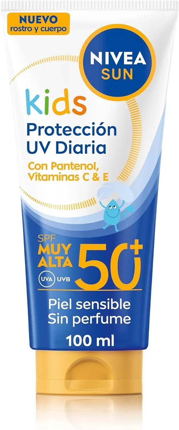 100 ml Nivea Sun Kids Protección Solar UV Diaria SPF 50+ 100 ml Nivea Sun Kids Protección Solar UV Diaria SPF 50+