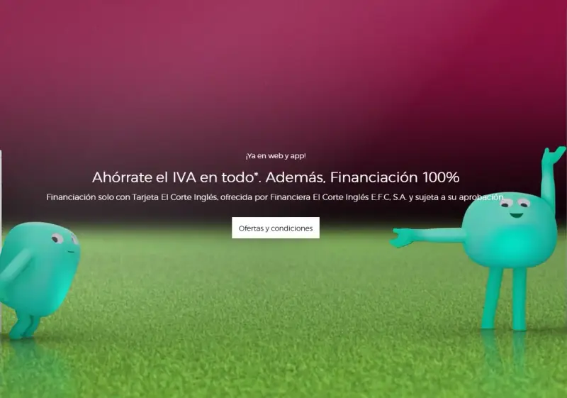 Ahórrate el IVA en TODO en El Corte Inglés (21 al 24 de mayo) Ahórrate el IVA en TODO en El Corte Inglés (21 al 24 de mayo)