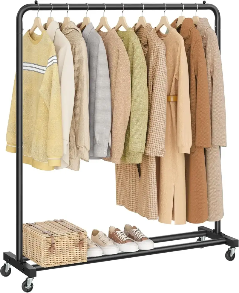Perchero para ropa con ruedas Perchero para ropa con ruedas