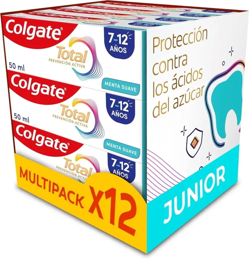 12x 50ml Colgate Total Junior 12x 50ml Colgate Total Junior