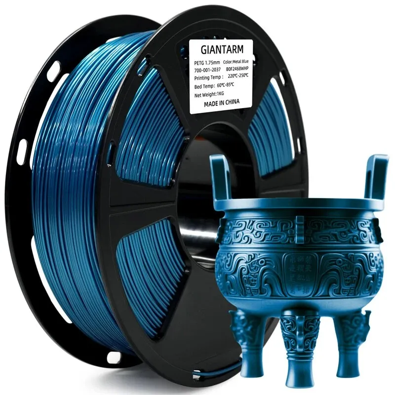 1 kg filamento metálico Geeetech PETG 1 kg filamento metálico Geeetech PETG