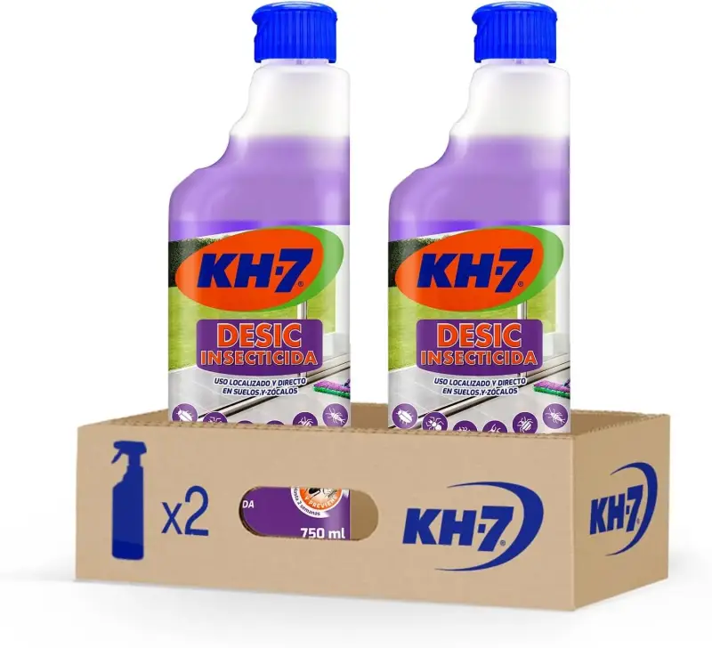 2x 750ml Insecticida fregasuelos KH-7 Desic 2x 750ml Insecticida fregasuelos KH-7 Desic