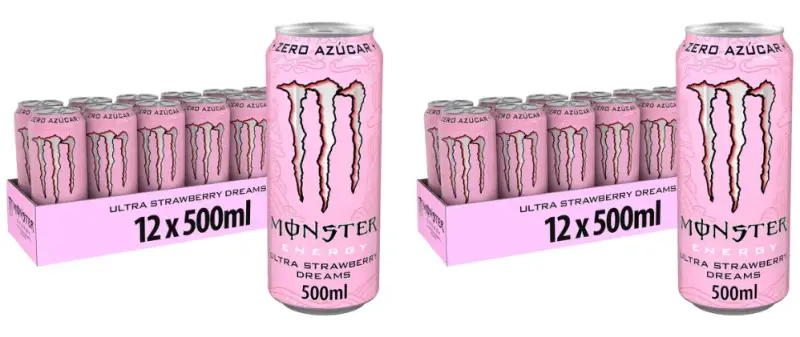 24x 500ml Monster Energy Ultra Strawberry 24x 500ml Monster Energy Ultra Strawberry