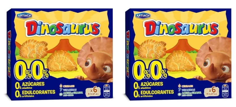 2x 185gr Galletas de Dinosaurus 2x 185gr Galletas de Dinosaurus