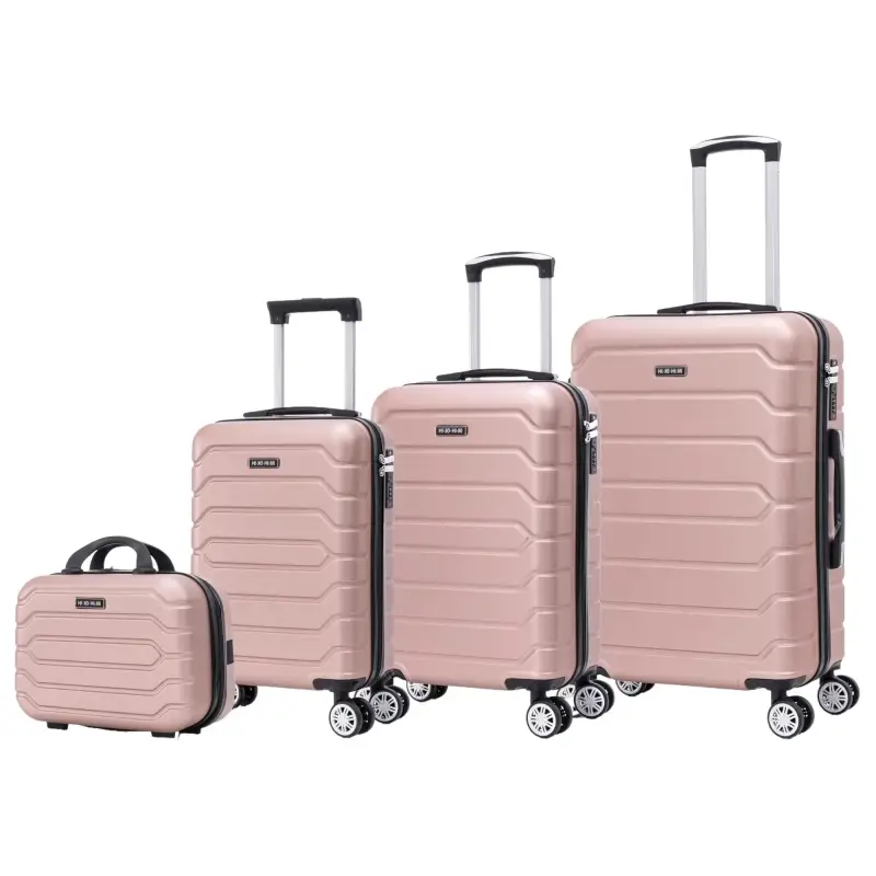 Conjunto de 3 maletas de viaje con ruedas y neceser Conjunto de 3 maletas de viaje con ruedas y neceser