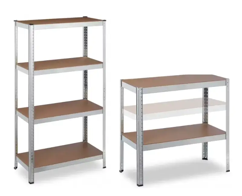 Estantería metálica galvanizada 30x70x140cm Estantería metálica galvanizada 30x70x140cm