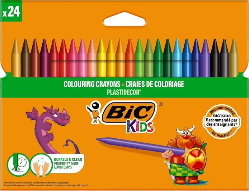 24 Ceras de colores BIC Kids 24 Ceras de colores BIC Kids