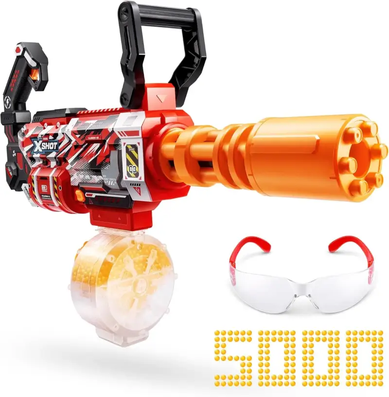XSHOT Hyper Gel Motorized Gatling Blaster + 5.000 Bolitas de Gel XSHOT Hyper Gel Motorized Gatling Blaster + 5.000 Bolitas de Gel