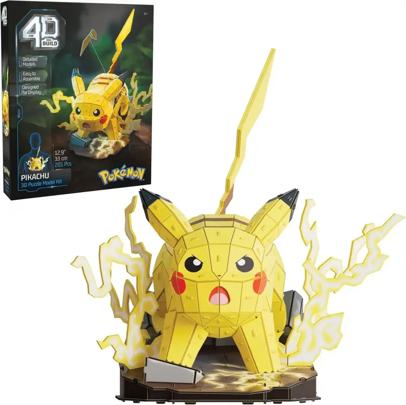 Maqueta 4D Build Puzzle 3D Pokemon Pikachu Maqueta 4D Build Puzzle 3D Pokemon Pikachu