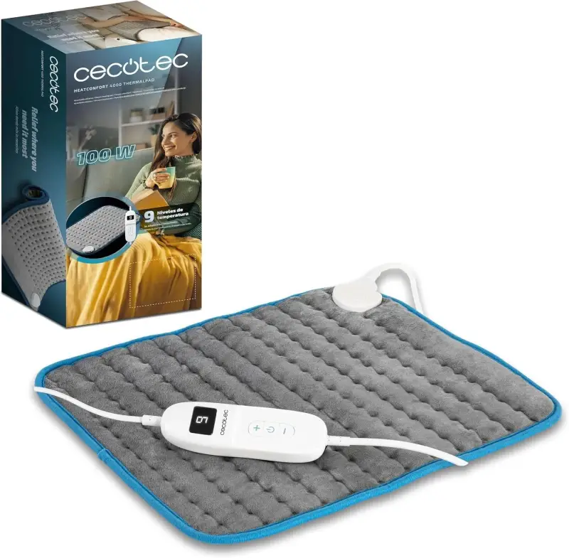 Almohadilla Eléctrica Cecotec 35x40cm HeatConfort 4000 ThermalPad Almohadilla Eléctrica Cecotec 35x40cm HeatConfort 4000 ThermalPad