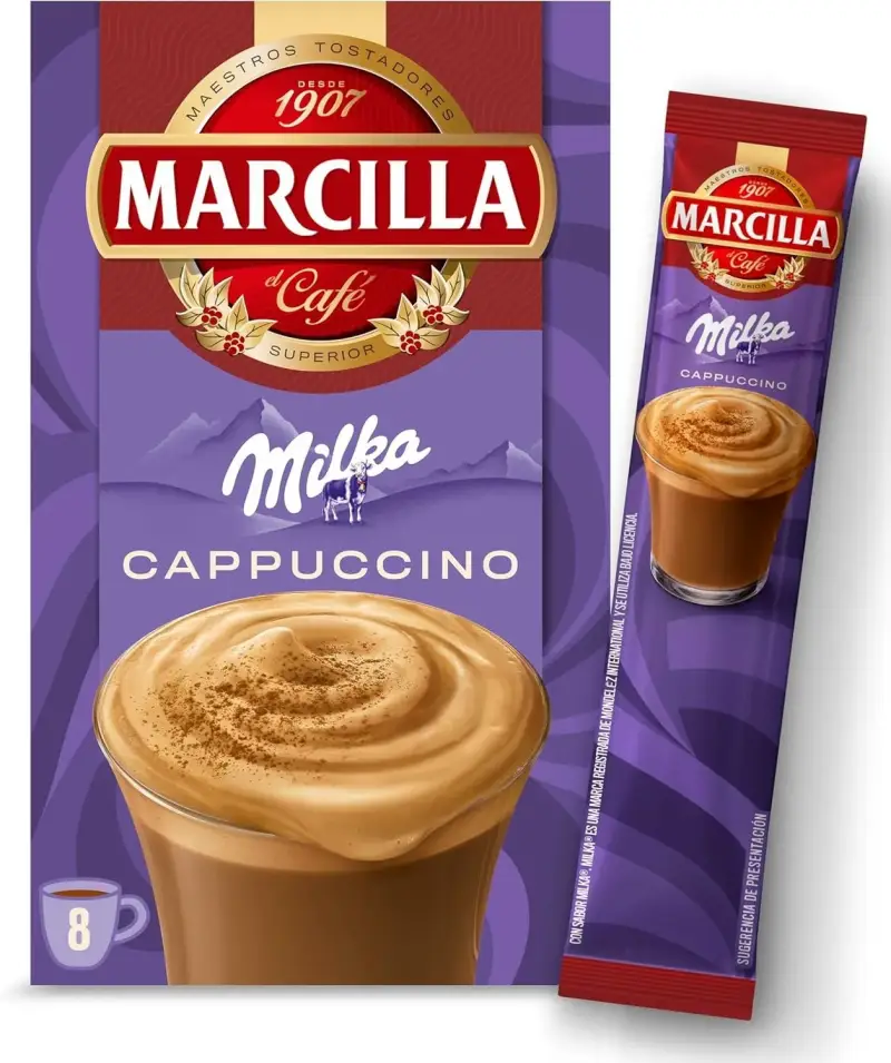 8 Sobres 126g Marcilla Café Soluble Mix Milka 8 Sobres 126g Marcilla Café Soluble Mix Milka