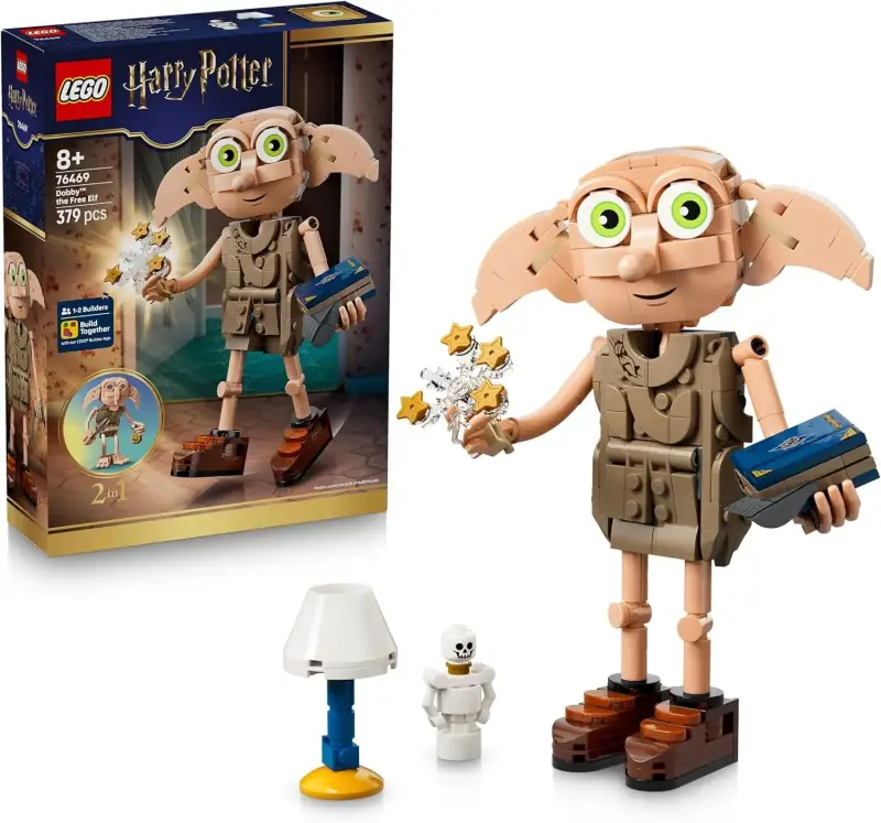 LEGO Harry Potter 2en1 Dobby el Elfo Libre de Juguete LEGO Harry Potter 2en1 Dobby el Elfo Libre de Juguete