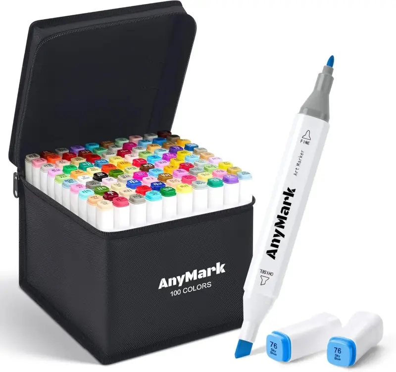100 Rotuladores de alcohol AnyMark 100 Rotuladores de alcohol AnyMark