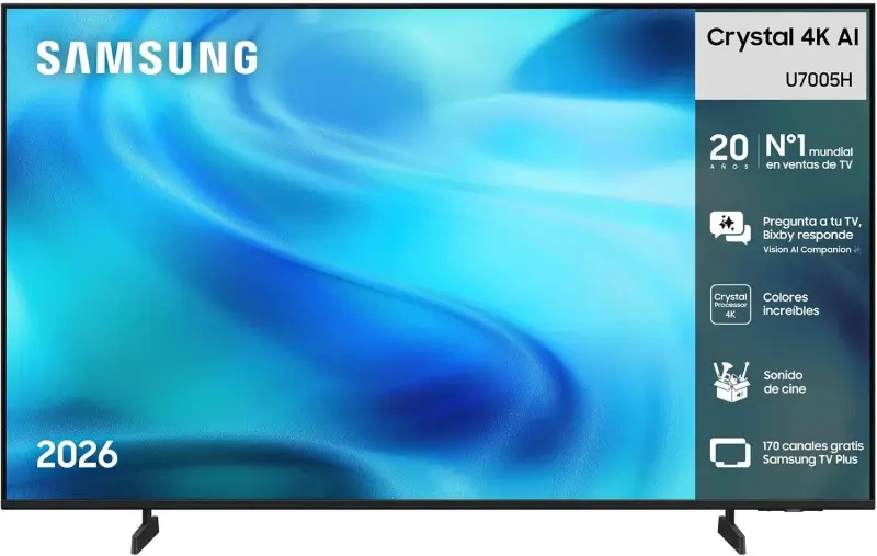 Samsung TV Crystal 4K AI 55" Smart TV Samsung TV Crystal 4K AI 55" Smart TV