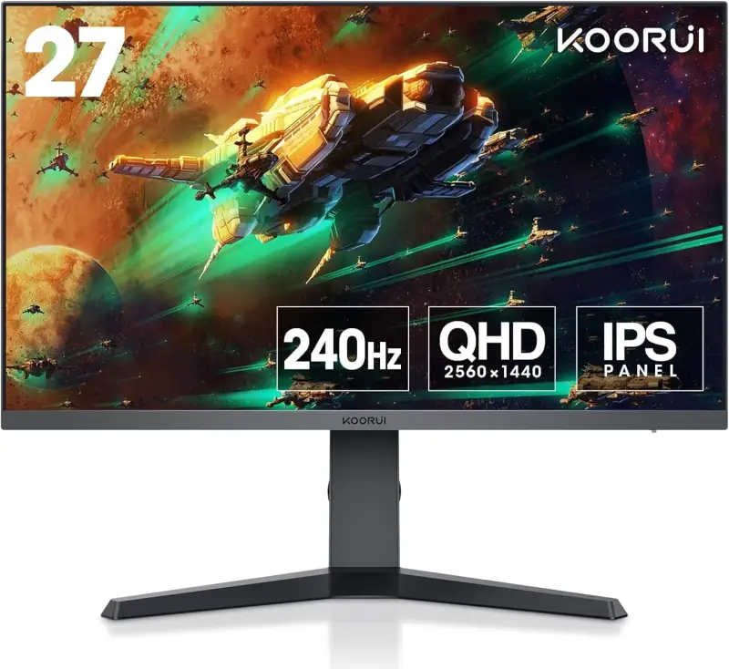 Monitor Gaming 27" KOORUI WQHD 240Hz 1ms Monitor Gaming 27" KOORUI WQHD 240Hz 1ms