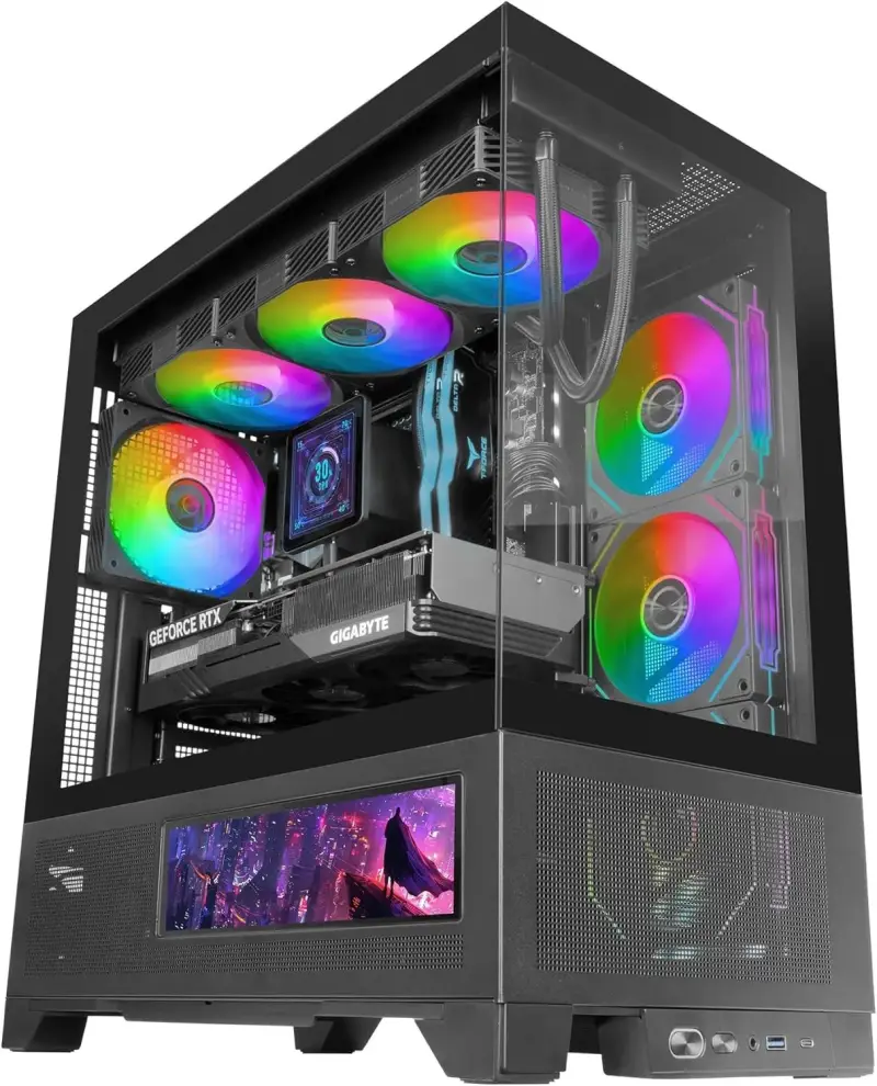 Caja Gaming ATX Mars Gaming MC-LCDX Caja Gaming ATX Mars Gaming MC-LCDX