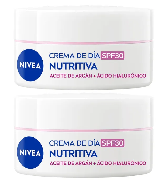 2x 50ml Crema de día Nutritiva SPF 30 Nivea 2x 50ml Crema de día Nutritiva SPF 30 Nivea