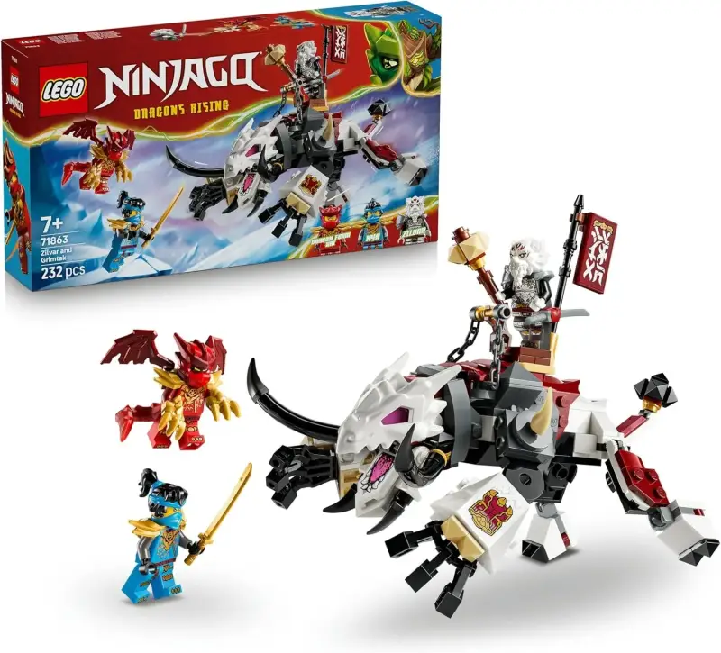 LEGO NINJAGO Zilvar y Bestia Dragón Grimtak LEGO NINJAGO Zilvar y Bestia Dragón Grimtak