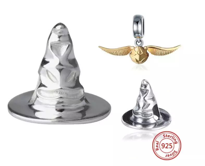 Abalorios de Plata de Ley de Harry potter Abalorios de Plata de Ley de Harry potter
