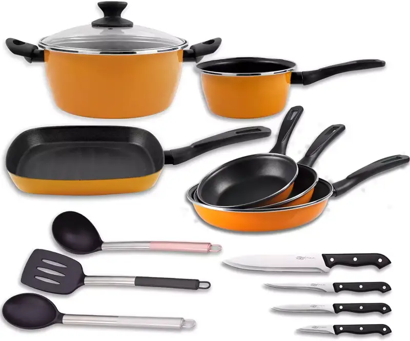 Pack de batería de cocina de 9 Piezas San Ignacio Pack de batería de cocina de 9 Piezas San Ignacio