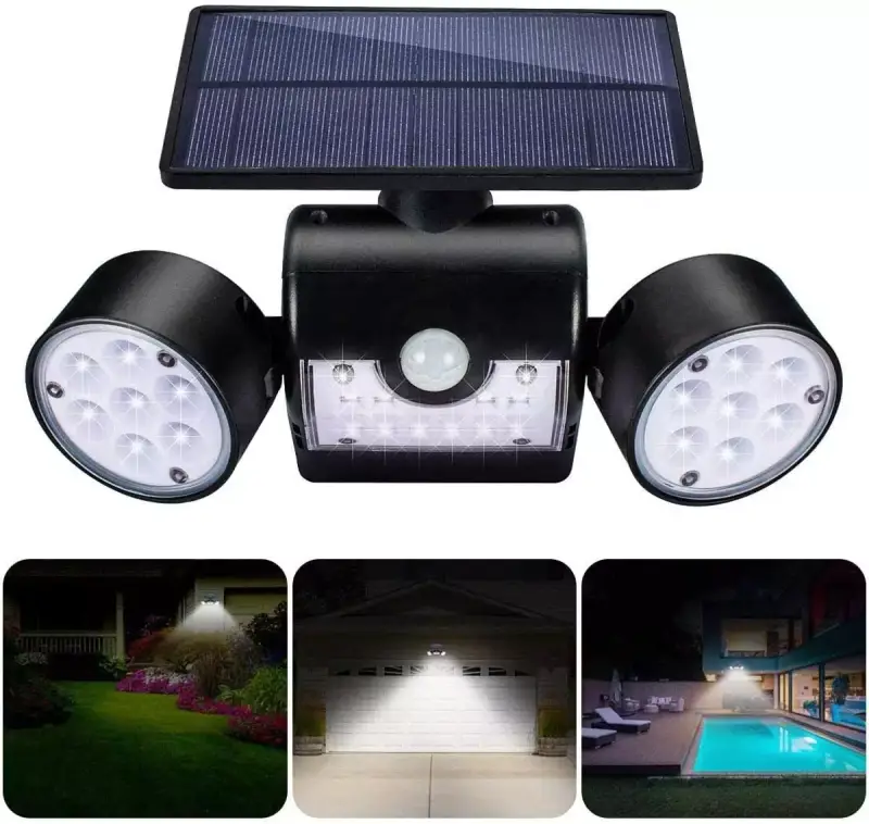 Foco solar LED de exterior Foco solar LED de exterior