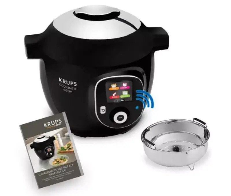 Robot de Cocina Krups de 1600W con aplicación Robot de Cocina Krups de 1600W con aplicación