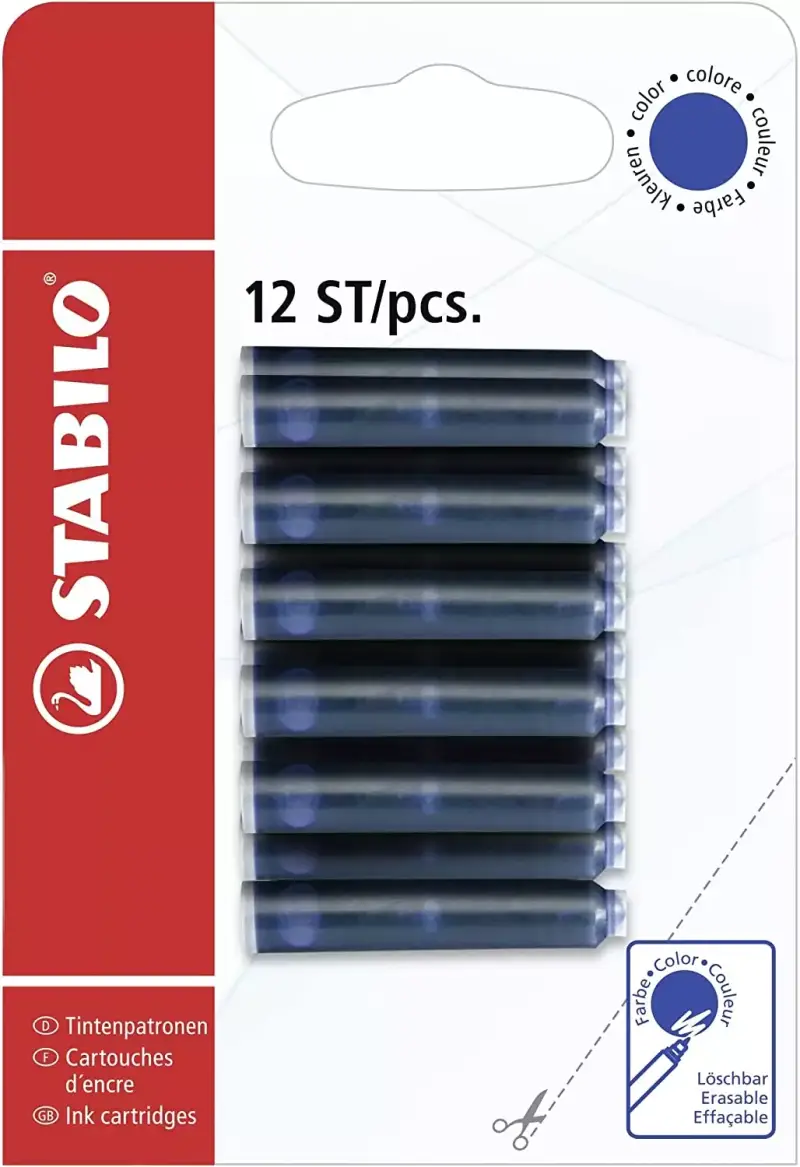 Stabilo Cartuchos de tinta para rellenar Stabilo Cartuchos de tinta para rellenar