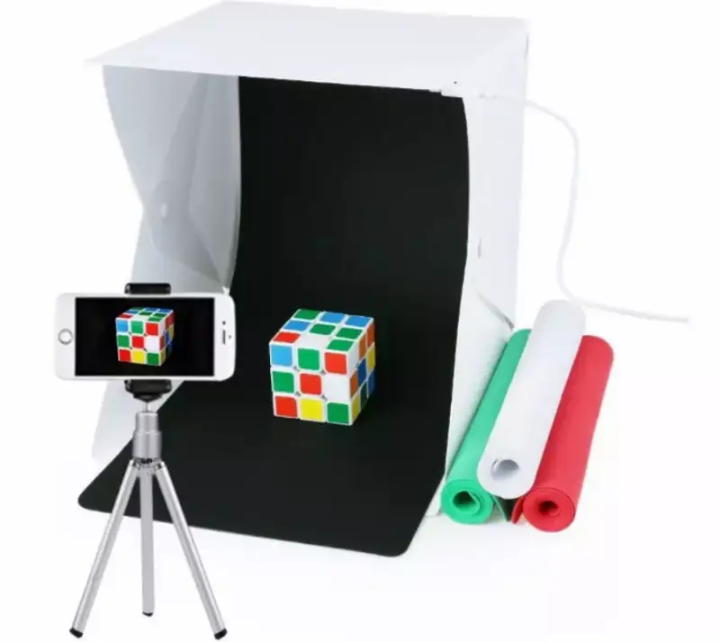 Caja de fotografía portátil con luz LED Caja de fotografía portátil con luz LED