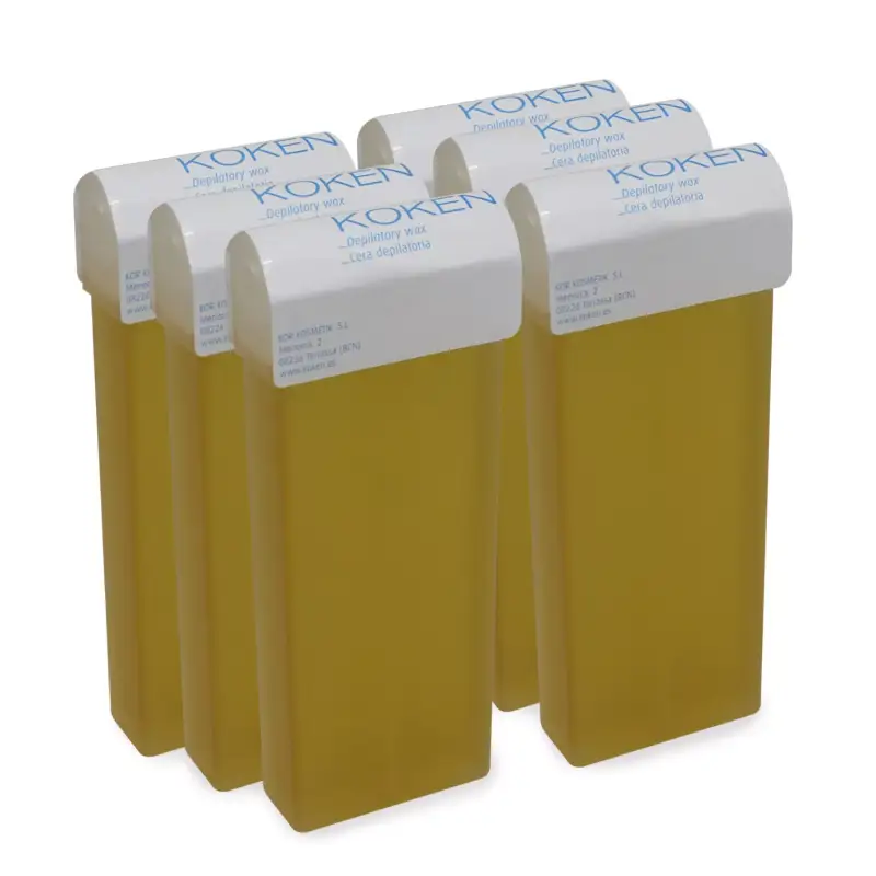 Cera depilatoria roll-on 6 unidades Cera depilatoria roll-on 6 unidades