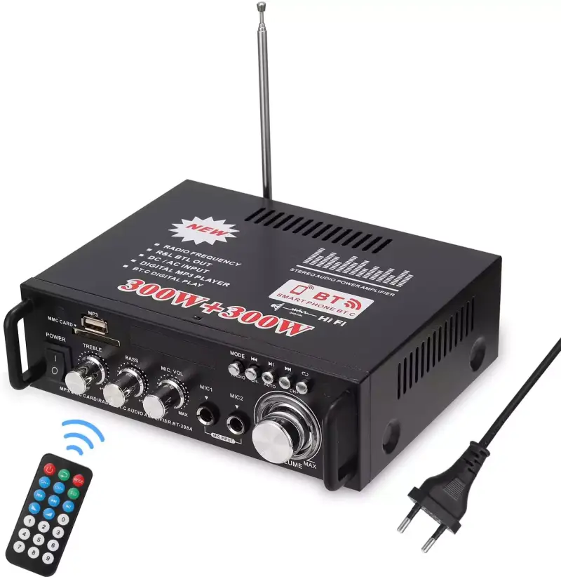 Mini Amplificador Doocoler 2CH 600W Mini Amplificador Doocoler 2CH 600W