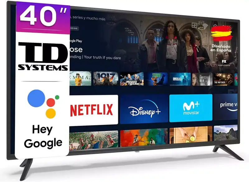 Televisor TD Systems 40" FullHD con SmartTV Televisor TD Systems 40" FullHD con SmartTV