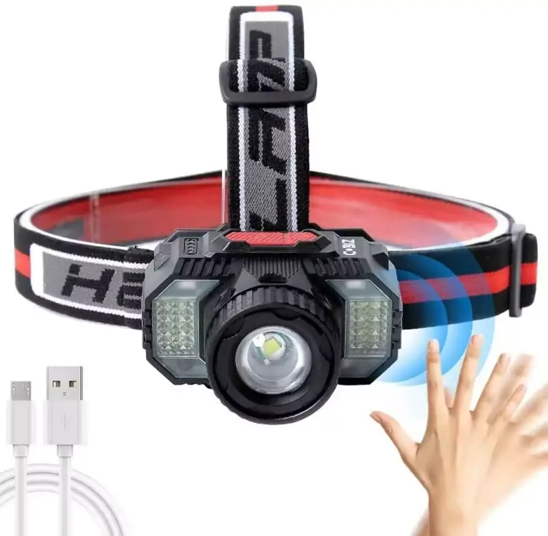Linterna Frontal LED USB Recargable Linterna Frontal LED USB Recargable