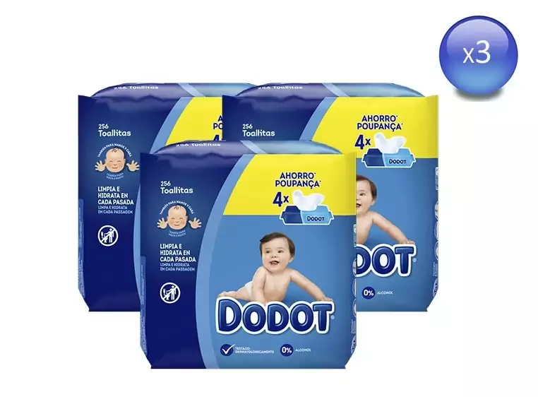 Pack de toallitas Dodot Pack de toallitas Dodot