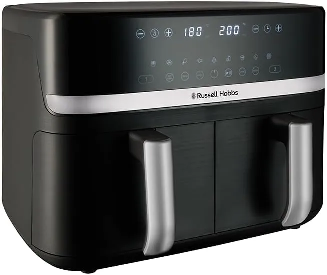 Freidora de Aire Russell Hobbs Doble Cesta (9L) Freidora de Aire Russell Hobbs Doble Cesta (9L)