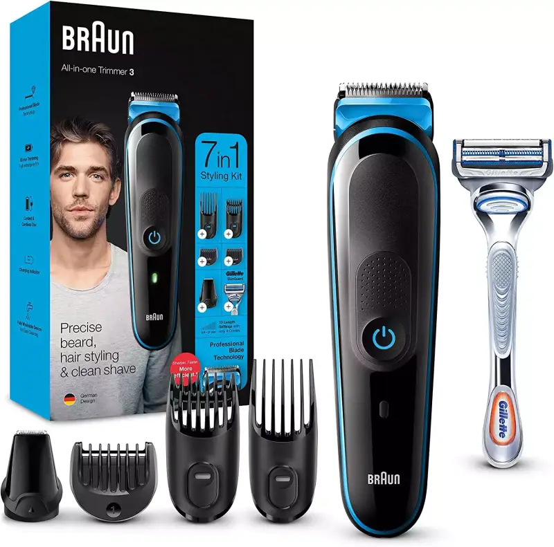 Braun Recortadora MGK3242 7 en 1 Braun Recortadora MGK3242 7 en 1