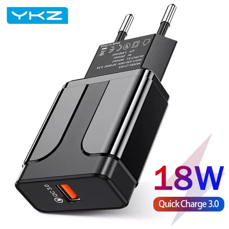 YKZ Cargador con carga rápida 3.0 YKZ Cargador con carga rápida 3.0
