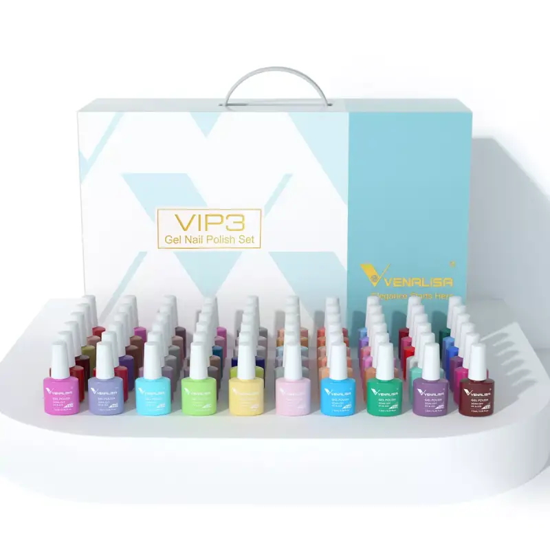 Set 60 esmaltes de gel para uñas Set 60 esmaltes de gel para uñas
