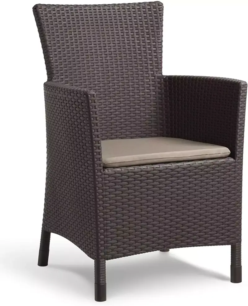 Sillón de exterior con cojín Sillón de exterior con cojín