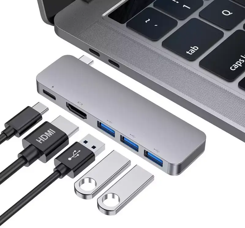Adaptador USB C 5 en 1 Adaptador USB C 5 en 1